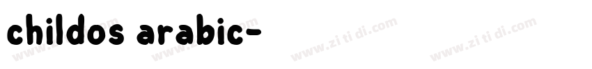childos arabic字体转换 childos arabic字体转换